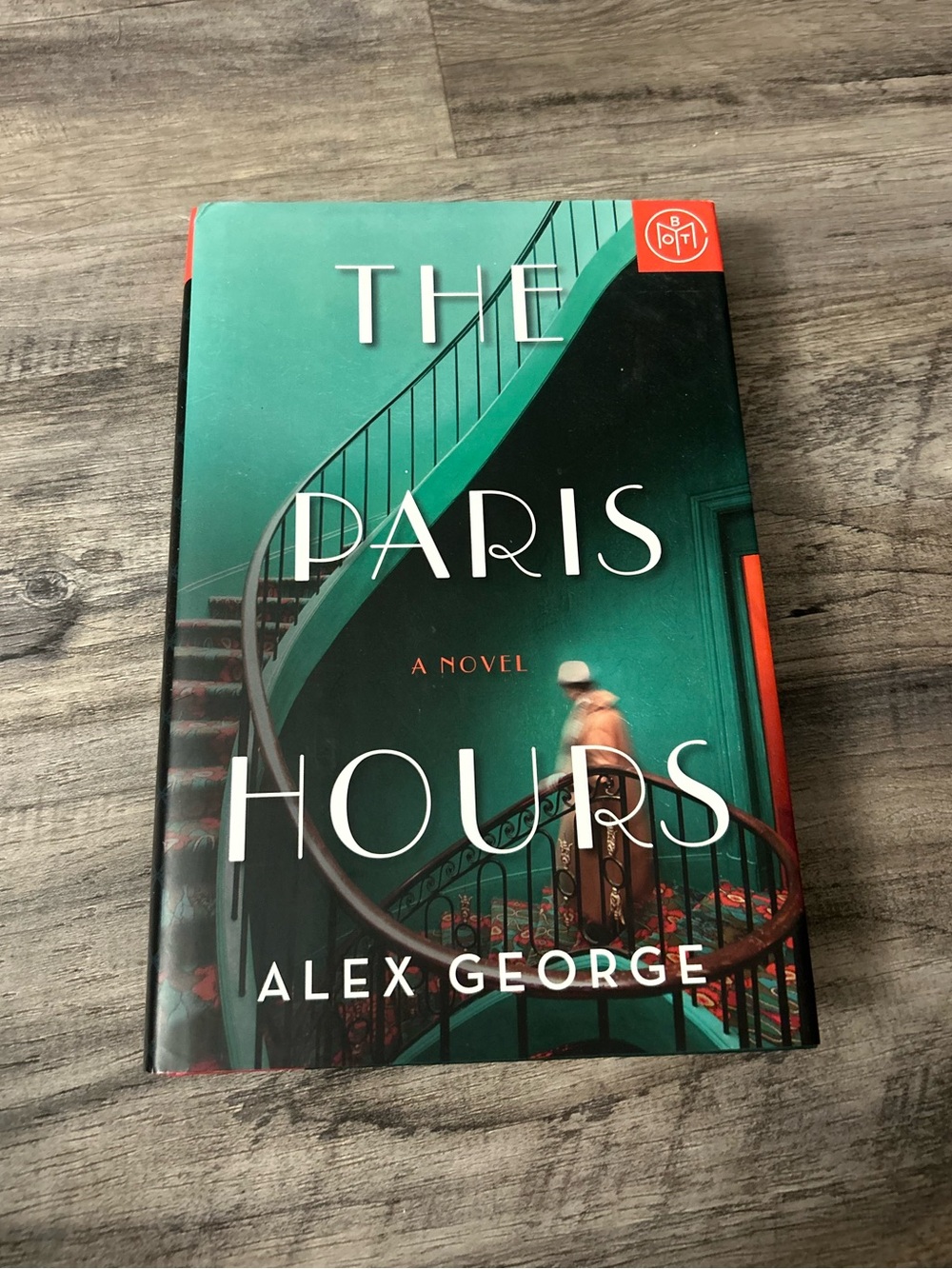 ‘The Paris Hours’ Alex George Hardcover Book/Novel